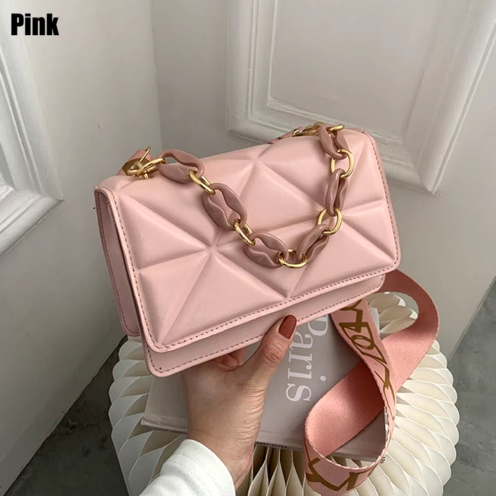 Fashion Women Shoulder Bag Handbags PU Leather Flap Bag Female Large Capacity Casual Crossobdy Clutch